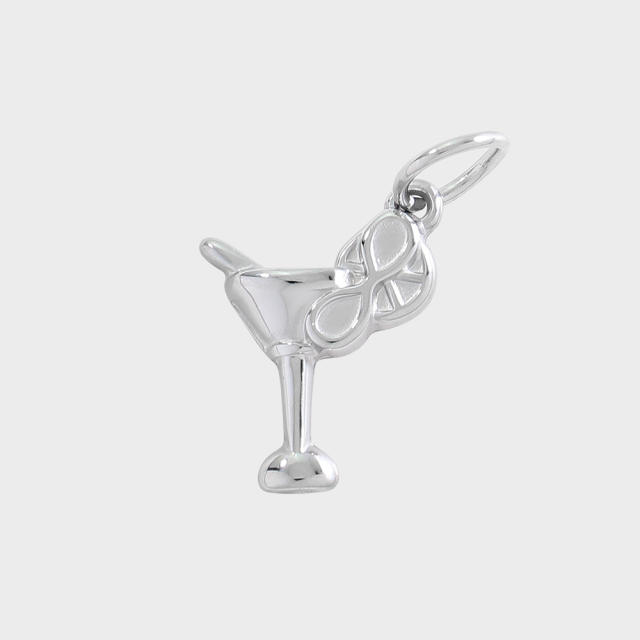 New Stainless Steel Pendants with Creative Cartoon Animal Plant Designs Multi-Themed DIY Jewelry Accessories