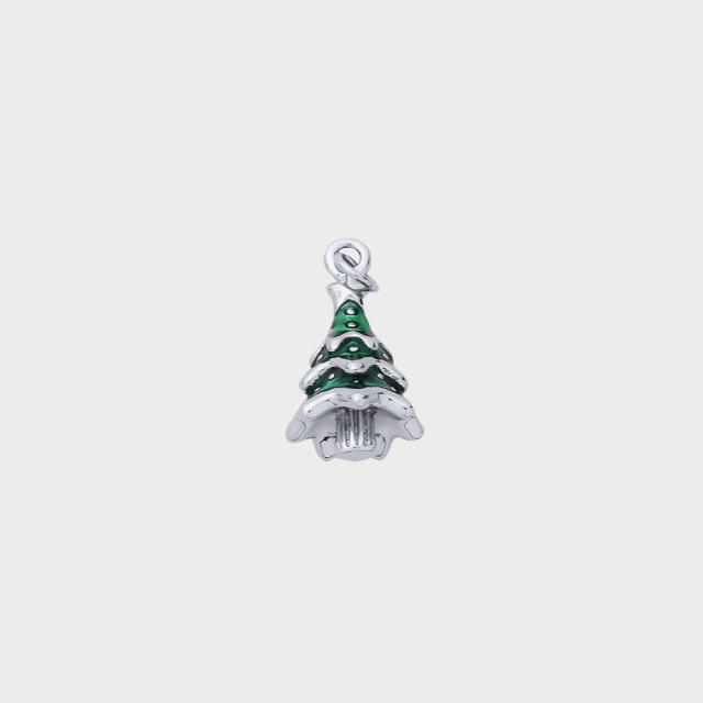 Hot Selling Silver Plant Series Flower Style Stainless Steel Jewelry Accessories DIY Necklace Bracelet Pendant
