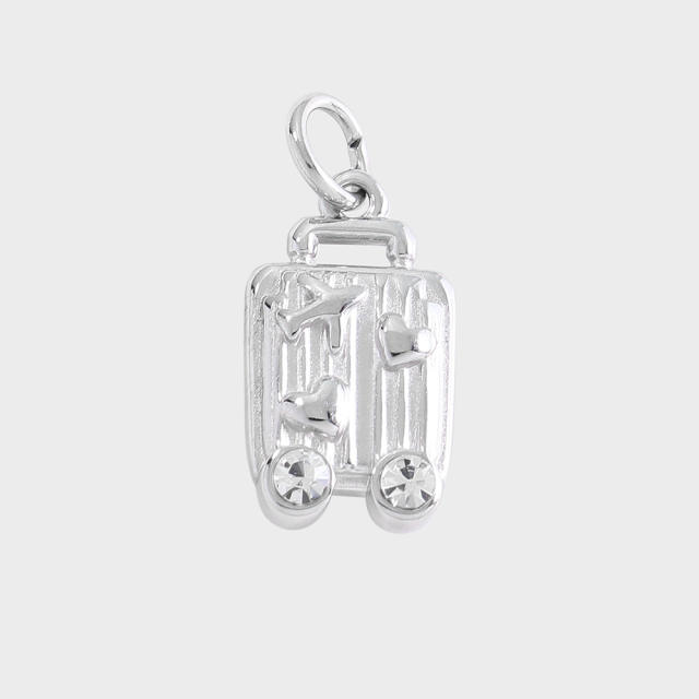 New Stainless Steel Pendants with Creative Cartoon Animal Plant Designs Multi-Themed DIY Jewelry Accessories