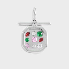New Stainless Steel Pendants with Creative Cartoon Animal Plant Designs Multi-Themed DIY Jewelry Accessories