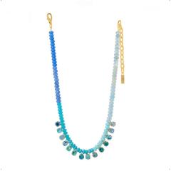 Blue gradient necklace