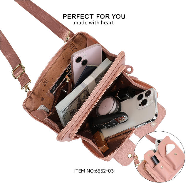 Mini Bag Simple and Stylish Large Capacity PU Square Bag Crossbody Bag