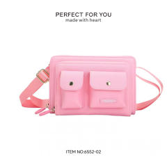 Mini Bag Simple and Stylish Large Capacity PU Square Bag Crossbody Bag