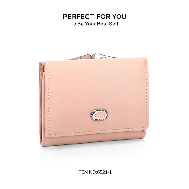 New Style Wallet Fashionable Simple Short Large Capacity Wallet