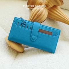 Women's Long Zipper Wallet PU leather Large Capacity Multi-Card wallet