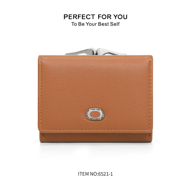 New Style Wallet Fashionable Simple Short Large Capacity Wallet