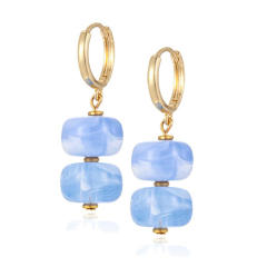 Hot-Selling Multi-Color Exaggerated Resin Earrings