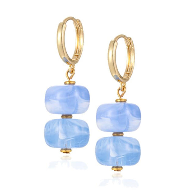 Hot-Selling Multi-Color Exaggerated Resin Earrings