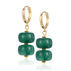 Hot-Selling Multi-Color Exaggerated Resin Earrings