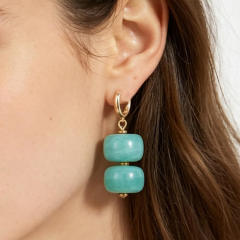 Hot-Selling Multi-Color Exaggerated Resin Earrings