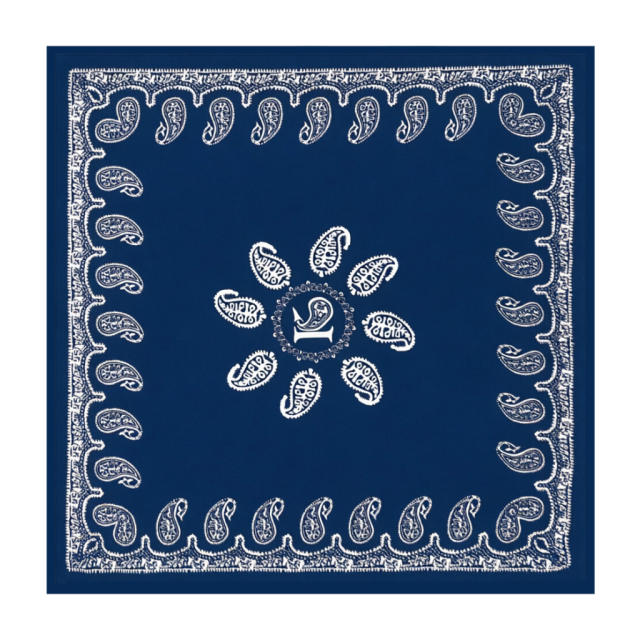 90cm classic paisley pattern square satin scarf headscarf