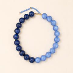 Navy blue + sky blue