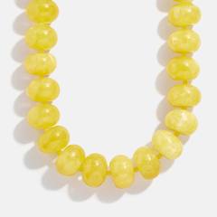 New Acrylic Color Smudged Beaded Necklace Dopamine Accessories Fashionista Casual Necklace