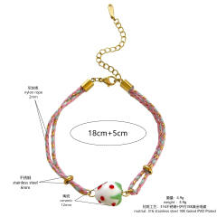 White strawberry bracelet