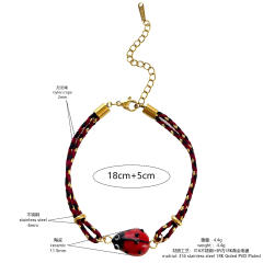 Red insect bracelet