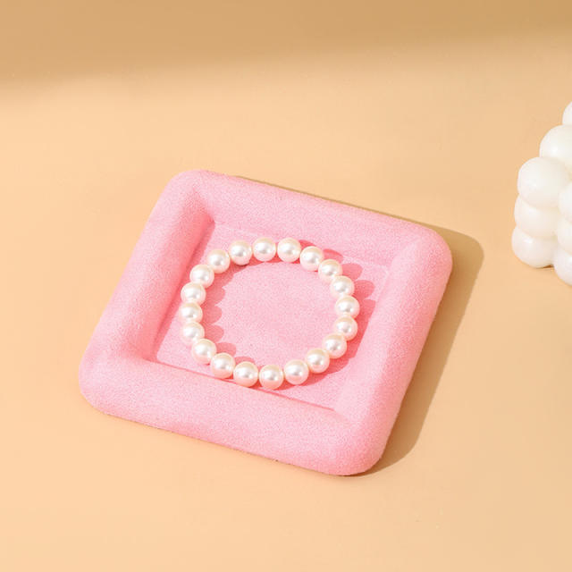 Velvet Jewelry Tray for Rings Earrings Necklaces Bracelets Selection Tray
