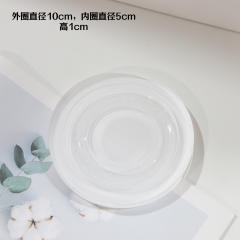 White background round