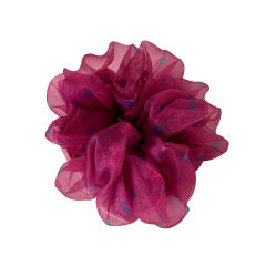 Summer super large polka dots mesh scrunchies for women