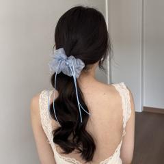 Korean fashion sweet mesh big size scrunchies