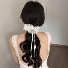 Korean fashion sweet mesh big size scrunchies