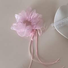 Korean fashion sweet mesh big size scrunchies