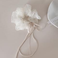 Korean fashion sweet mesh big size scrunchies