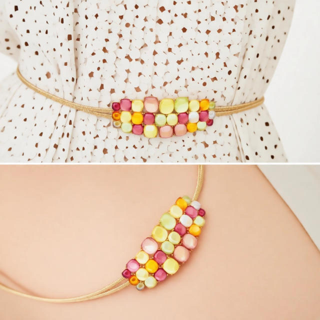 New Style Dress Accessories Waist Chain Bohemian Exaggerated Luxury Metal Belt Wholesale