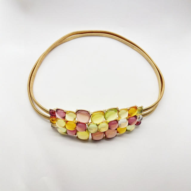 New Style Dress Accessories Waist Chain Bohemian Exaggerated Luxury Metal Belt Wholesale