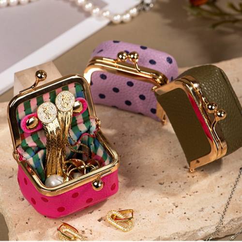 2026 New Style Jewelry Box Portable Mini Travel Earrings Ring Jewelry Box Jewelry Storage Box Wholesale