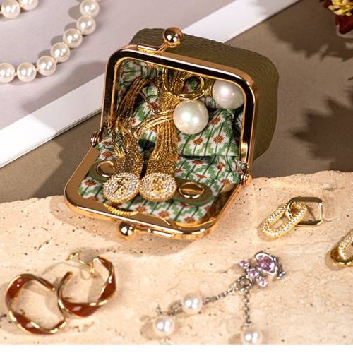 2026 New Style Jewelry Box Portable Mini Travel Earrings Ring Jewelry Box Jewelry Storage Box Wholesale