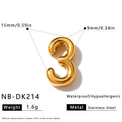 Hot sale initial letter DIY stainless steel bracelet