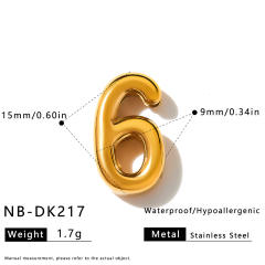 Hot sale initial letter DIY stainless steel bracelet