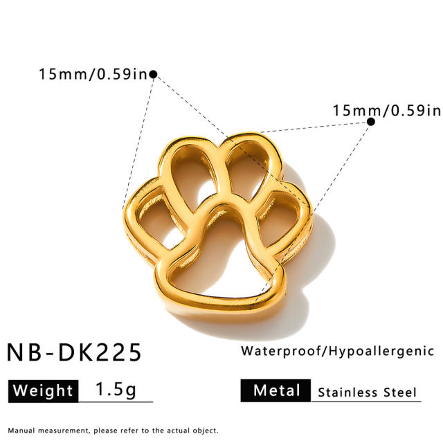 Hot sale initial letter DIY stainless steel bracelet