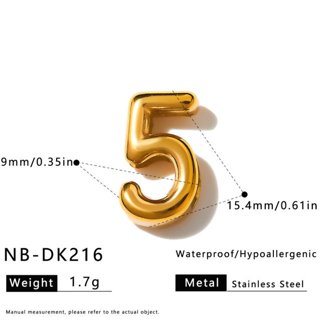 Hot sale initial letter DIY stainless steel bracelet
