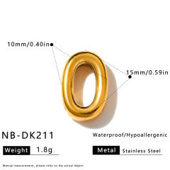 Hot sale initial letter DIY stainless steel bracelet