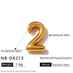 Hot sale initial letter DIY stainless steel bracelet