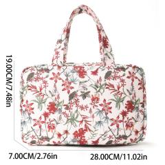 Large-Capacity Top-Handle Toiletry Bag Portable for Travel