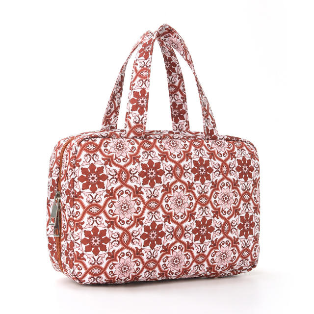Large-Capacity Top-Handle Toiletry Bag Portable for Travel