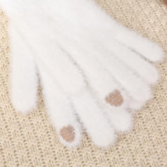 New Double-Layer Thickened Plus Velvet Winter Touch Screen Gloves