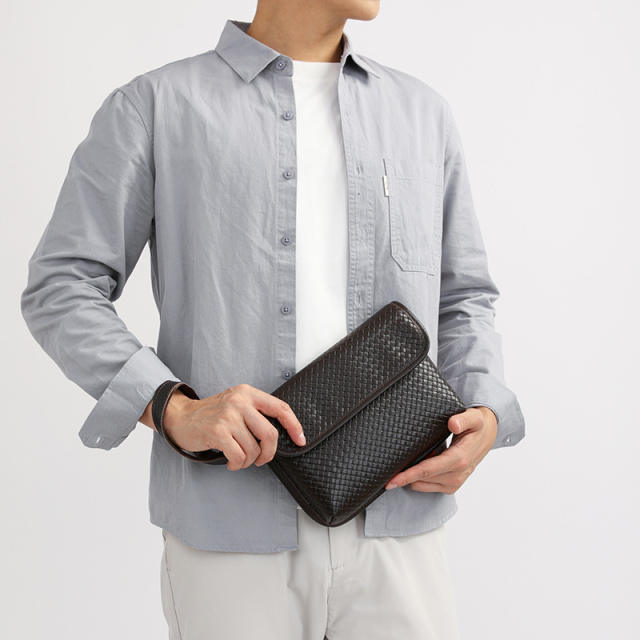 Leather Bag Men's Fashion Shoulder Bag Street Outdoor Messenger Bag
