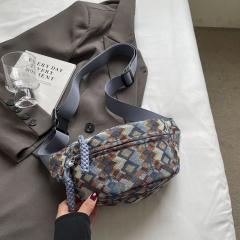 Wide Shoulder Strap Waist Bag Casual Bag