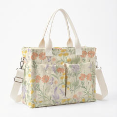Korean fashion multi color print women handbag crossbody bag