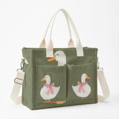 Korean fashion multi color print women handbag crossbody bag