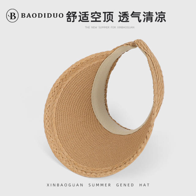 Summer Outdoor Travel Sun Hat with Wide Brim