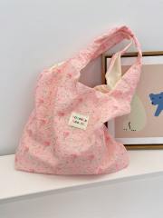 Autumn and Winter Korean Style Sweet Cartoon Bear Embossed Shoulder Bag Daily All-match Student Underarm Vest Bag for Women