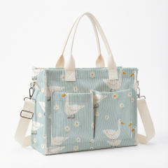 Korean fashion multi color print women handbag crossbody bag