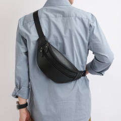 Men's Bags Chest Bags Genuine Leather Men's Waist Bags