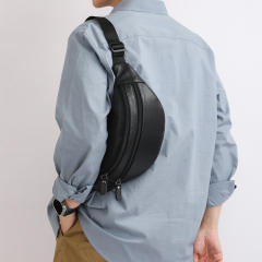 Men's Bags Chest Bags Genuine Leather Men's Waist Bags