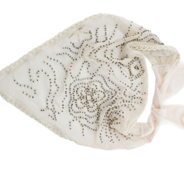 Retro Forest Style Lace Embroidered Triangle Scarf Headscarf for Women