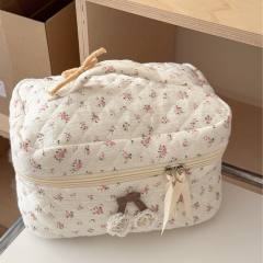 Forest style floral [pink] [cosmetic bag]
